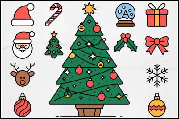 Download Christmas Holiday Clipart Set - Art Collection