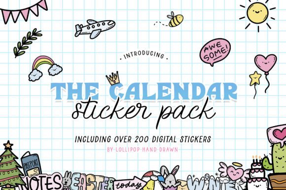 Download The Calendar Sticker Pack - Premium Resources