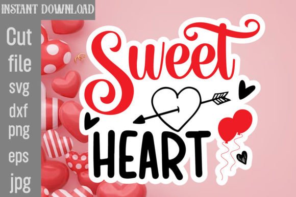 Download Sweet Heart SVG Cut File - Art Collection