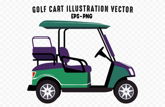Download Club Car Vector, Golf Cart Illustration - Art Collection