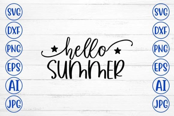 Download Hello Summer SVG Cut File - Hello summer svg Collection