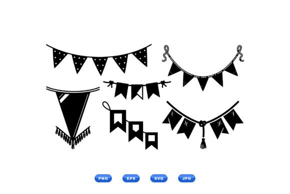 Download Festive Bunting Clipart Pack - Art Collection