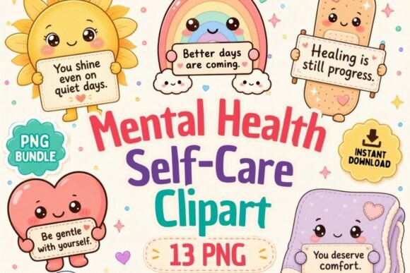 Download Mental Health Self Care Clipart PNG - Art Collection