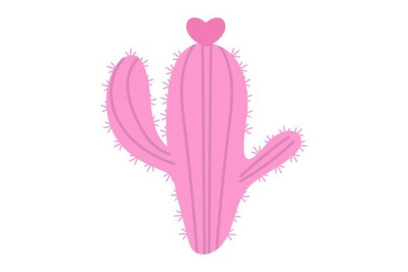 Download Pink Heart Cactus - Art Collection