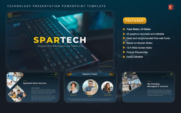 Download SPARTECH - Technology PowerPoint Templat - Art Collection