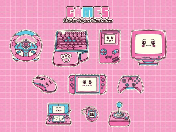 Download Tools Game Sticker Clipart Bundle - Art Collection