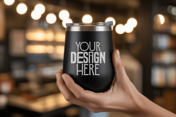 Download Wine Tumbler Mockup - Mockup Collection