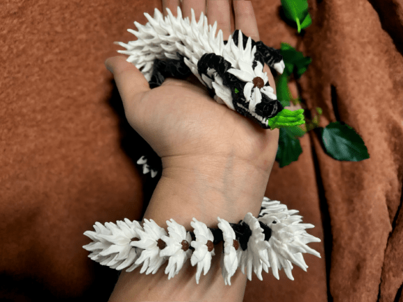 Download Articulated Flower Dragon - Art Collection