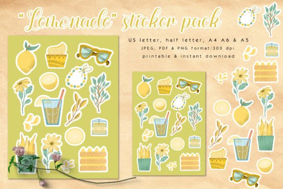 Download "LEMONADE" Sticker Pack - Sticker pack Collection