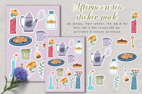 Download Afternoon Tea Sticker Pack - Sticker pack Collection