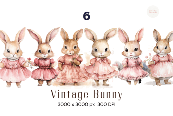 Download Artful Bunny Clipart Cute Animated Rabit - Art Collection