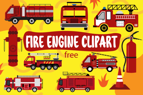 Download Fire Engine Clipart Free - Art Collection