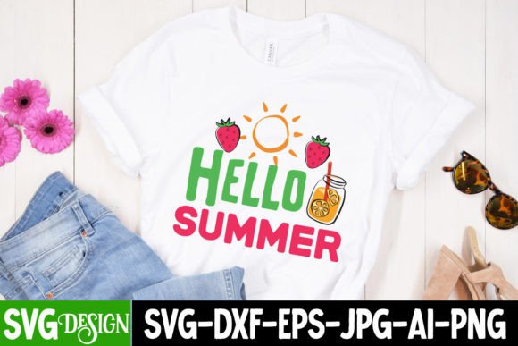 Download Hello Summer SVG Cut File - Hello summer svg Collection