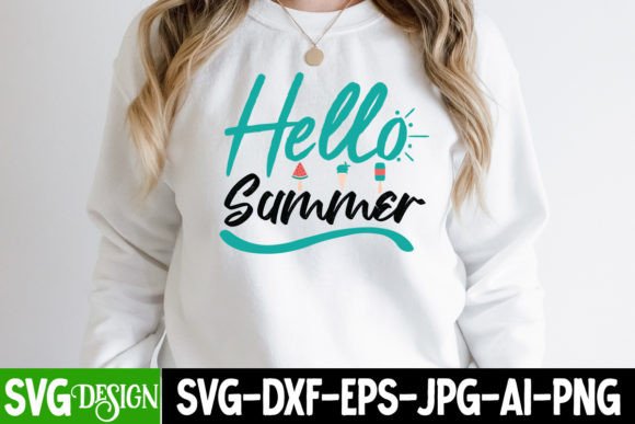 Download Hello Summer SVG Cut File - Hello summer svg Collection