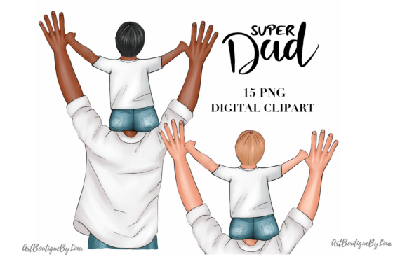 Download Father’s Day Clipart, Father Son Clipart - Art Collection
