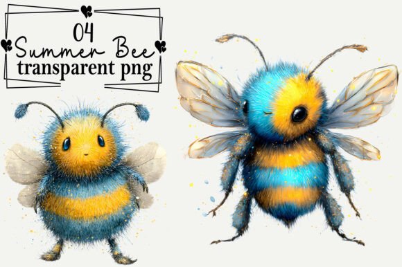 Download Whimsical Summer Bee Clipart - Art Collection