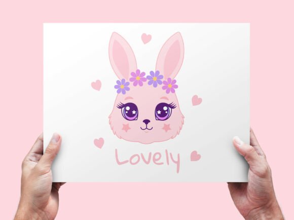 Download Cute Pink Bunny Clipart - Art Collection