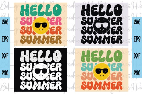 Download Retro Hello Summer Svg - Hello summer svg Collection