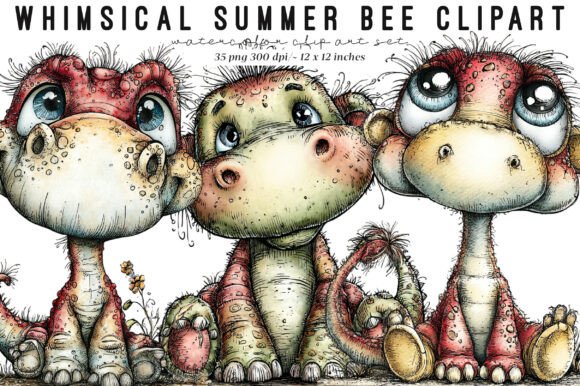Download Whimsical Summer Bee Clipart - Art Collection