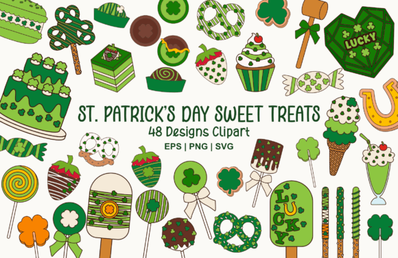 Download St Patrick’s Day Sweet Treats Clipart - Art Collection