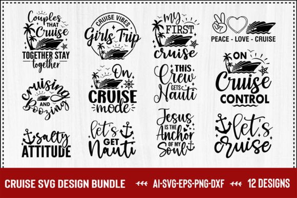 Download Cruise SVG Design Bundle - Premium Resources