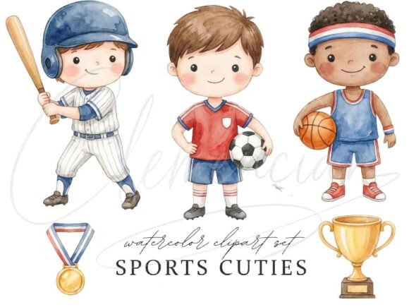 Download Sports Kids Clipart PNG - Art Collection
