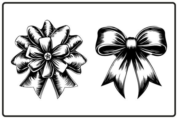 Download Christmas Bow Silhouette Vector Clipart - Art Collection